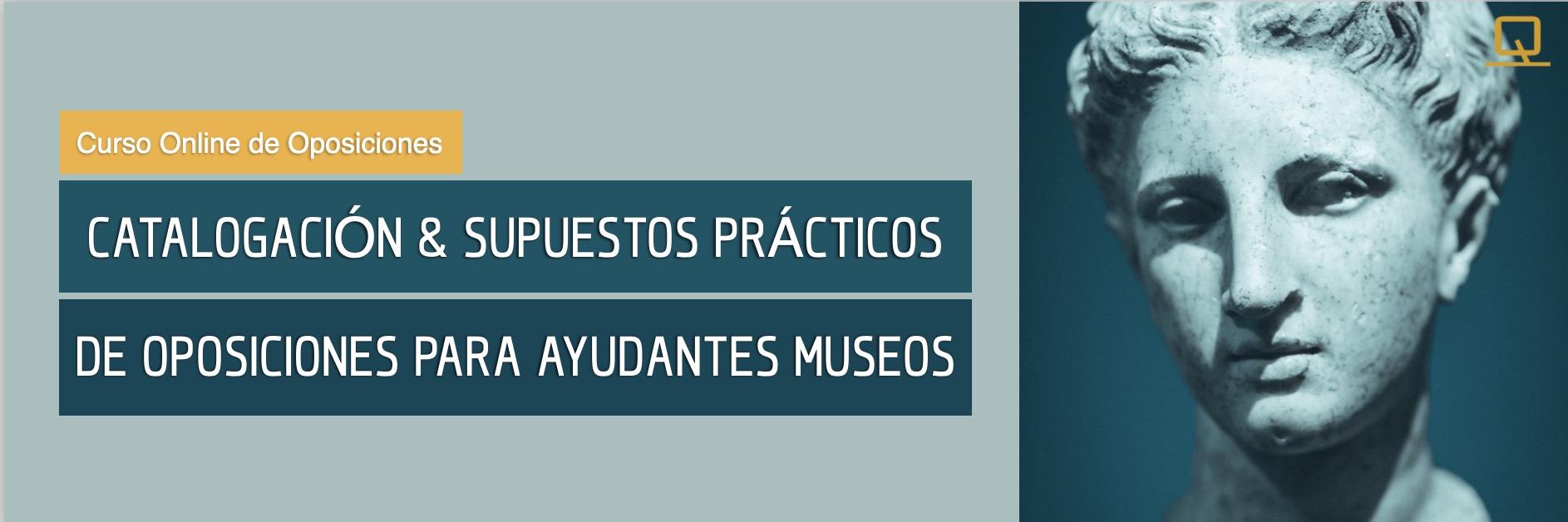 Curso de Catalogación y Supuestos Prácticos de Oposiciones para Ayudantes de Museos