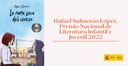 Rafael Salmerón López, Premio Nacional de Literatura Infantil y Juvenil 2022